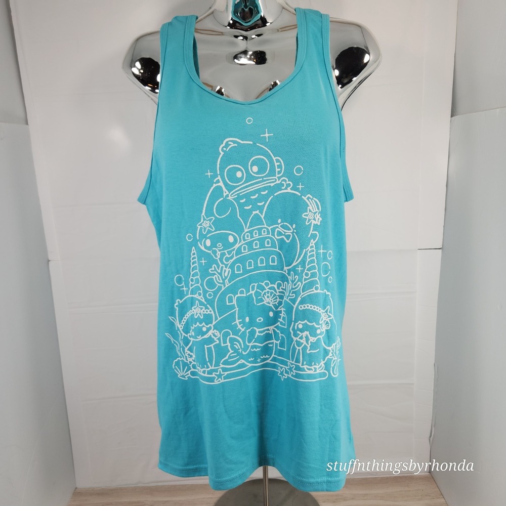 Sanrio x Lootcrate XS Summer Tank With Sanrio Friends and Hello Kitty EXCLUSIVE